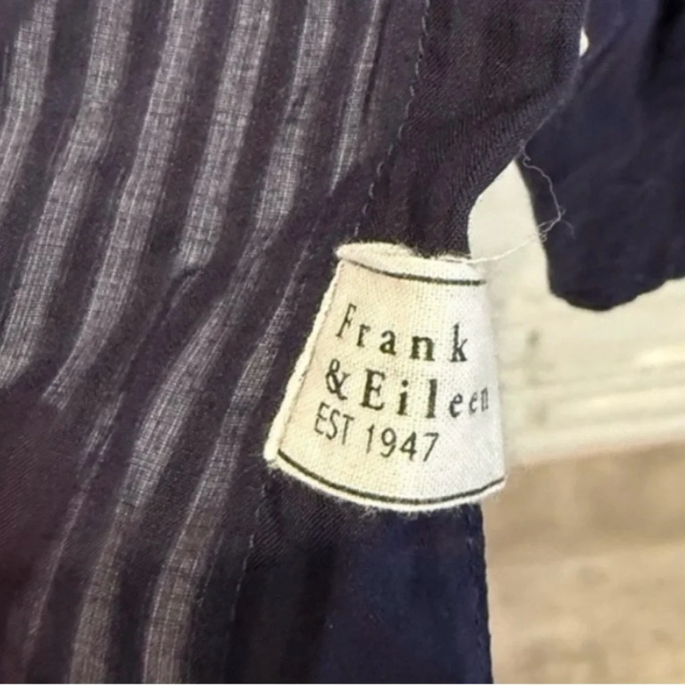 Frank & Eileen “Eileen” Navy Button Down Shirt - Medium - Picture 6 of 8